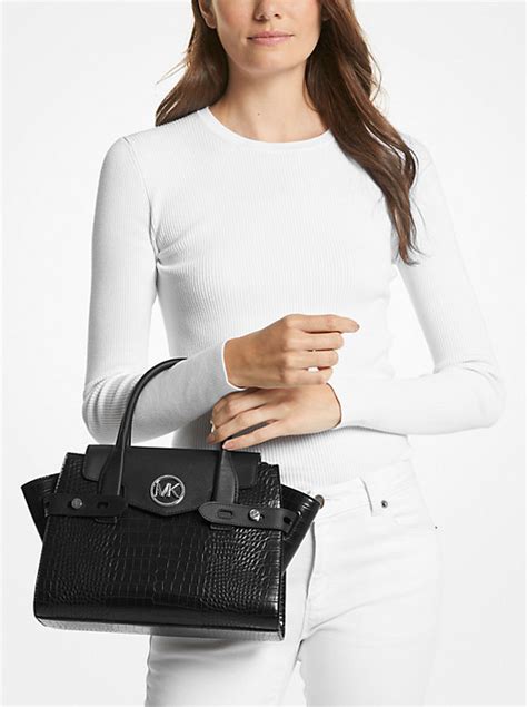 michael kors tas carmen|Carmen Medium Belted Satchel .